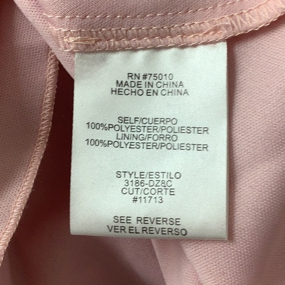 City Studios Juniors Size 3 Pink Floral Flirty Double Ruffle Skirt. New - Picture 6 of 7